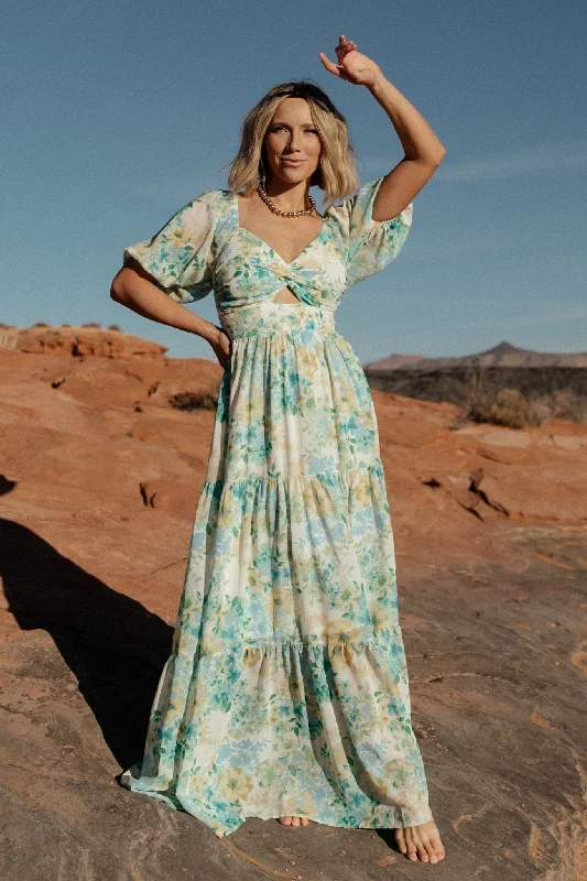 Maya Maxi Dress | Garden Multi