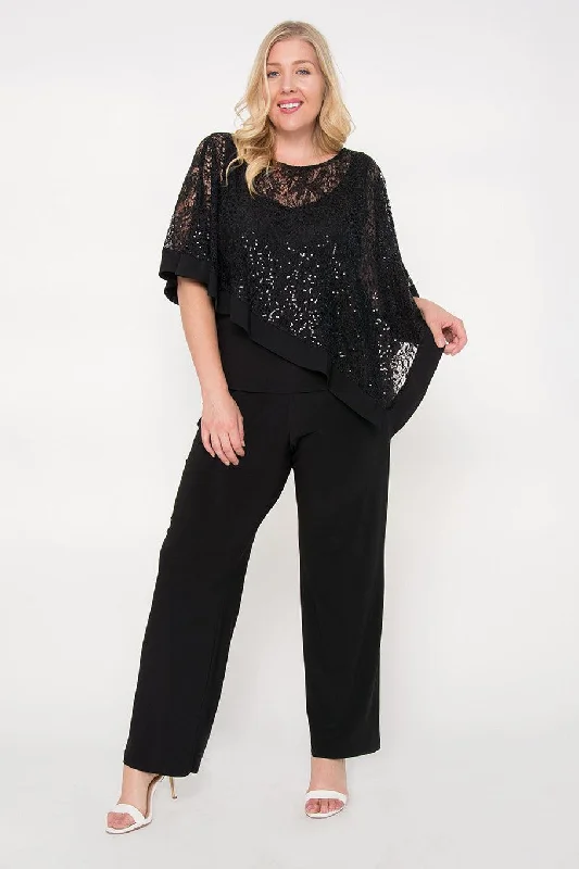 R&M Richards 8998W Plus Size Formal Pants Suit