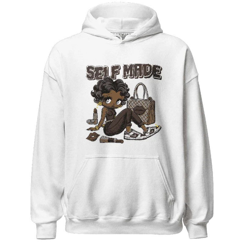 NastyJamz Dunk Low Baroque Brown Hoodie Match Sneaker Girl Selfmade