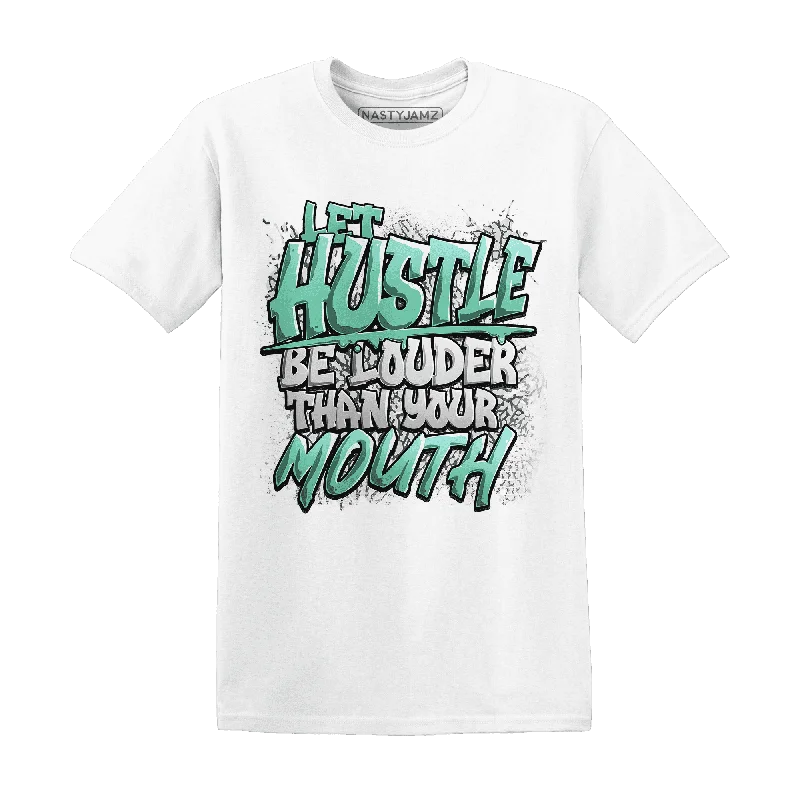 NastyJamz Green Glow 3s T Shirt Match Hustle Louder