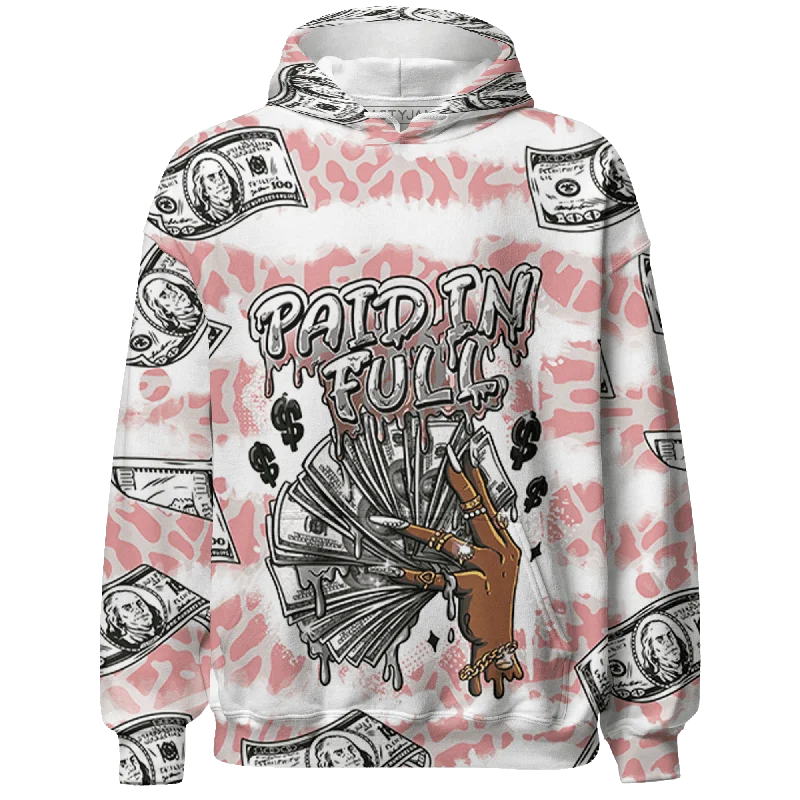 NastyJamz Red Stardust 3s Hoodie Match Paid In Full 3D All-Over Print