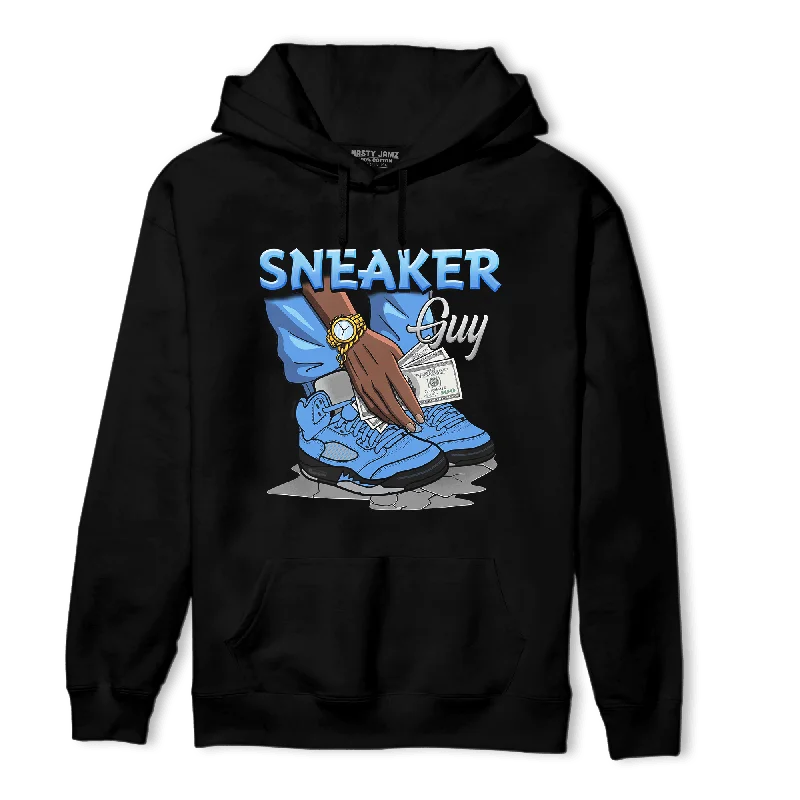 NastyJamz University Blue 5s Hoodie Match Sneaker Guy