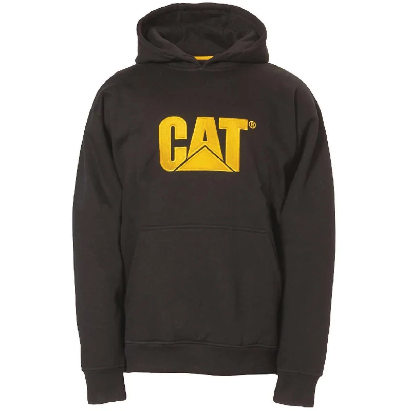 Men's Trademark Hooded Sweatshirt In Black (Gold Letters)