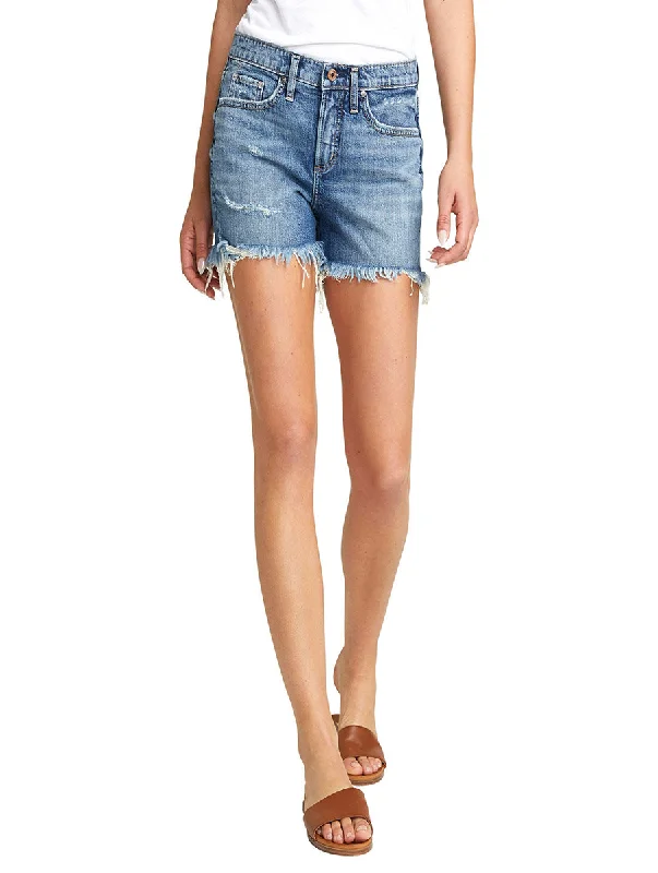 Not Your Boyfriend's High Rise Shorts by Silver Jeans