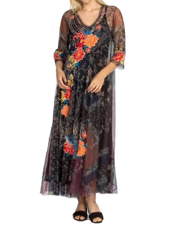 Confidence-boosting clothing for women   Kyler Mesh Dress In Multi