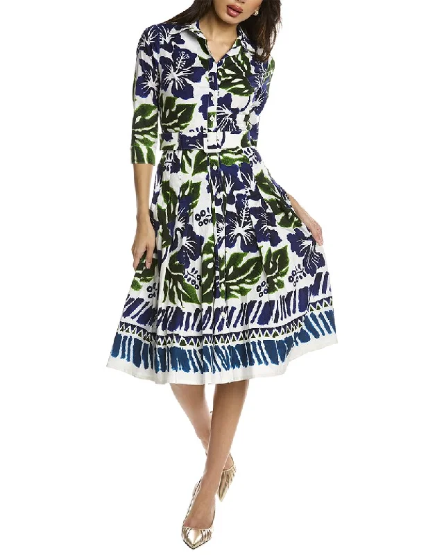 Casual outfits that elevate your style   Samantha Sung Patricia Wool & Silk-Blend Shirtdress
