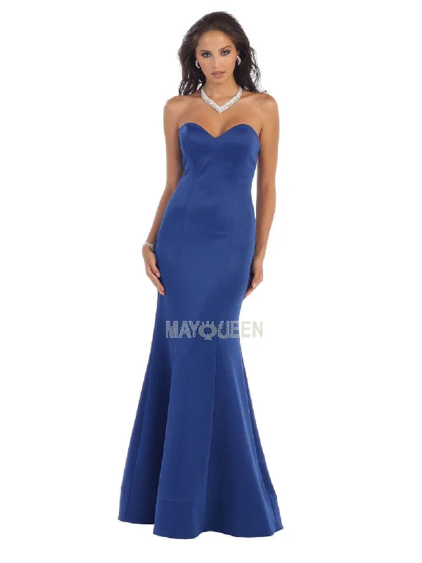 Feminine silhouettes for the modern woman   May Queen - RQ7305 Fitted Sweetheart Trumpet Gown