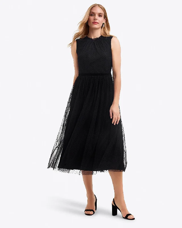 Sleeveless Dress in Tulle