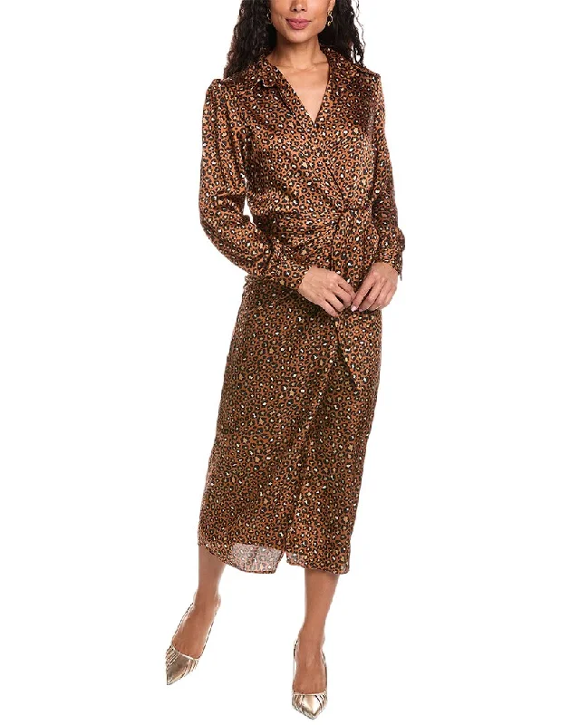 Elevate your style with fashionable women’s clothing   ANNA KAY Printed Wrap Dress